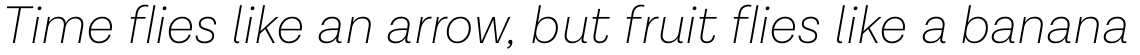 Lota Grotesque Alt 1 ExtraLight Italic
