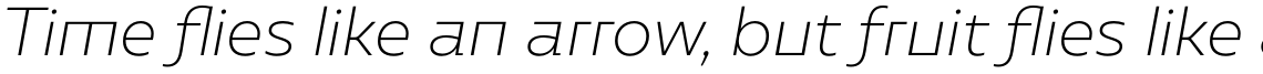 Caprina ExtraLight Italic