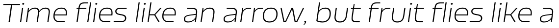 Nizzoli ExtraLight Italic