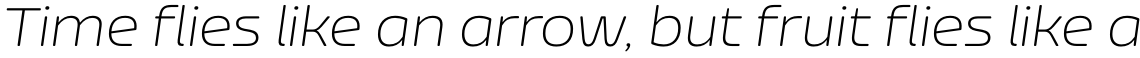 Nizzoli Alt Rounded ExtraLight Italic