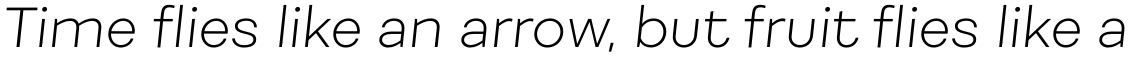 Fibra Alt UltraLight Italic