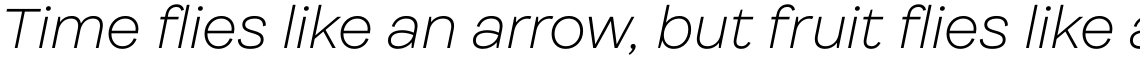 Internacional Thin Italic
