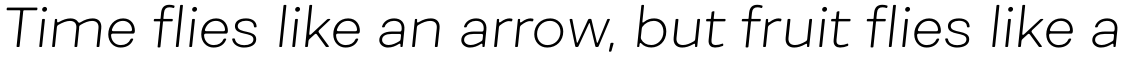 Fibra One UltraLight Italic