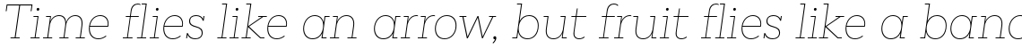 Peckham Thin Italic