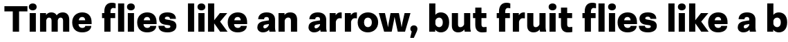 Neogrotesk Pro Black