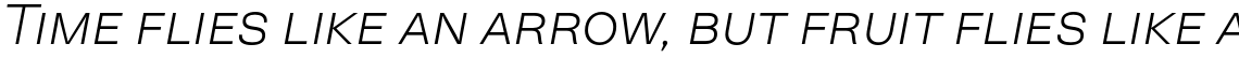 Neogrotesk SmallCaps UltraLight Italic