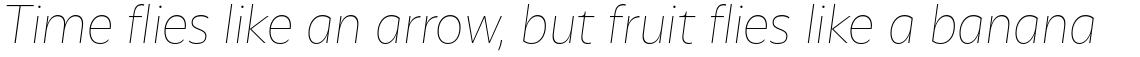 Olivetta Thin Italic