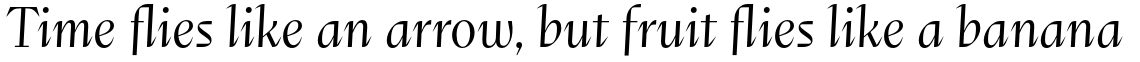 Abstract Thin Italic