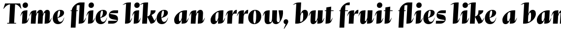 Abstract Black Italic