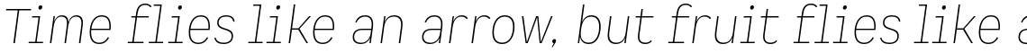 Spock Pro Ultra Light Italic