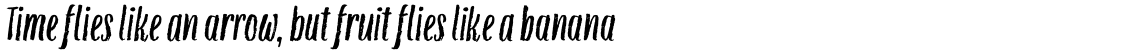 Above The Sky Condensed Cursive