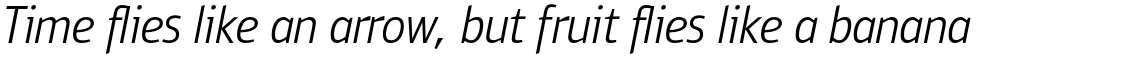 PF Bulletin Sans Pro Light Italic