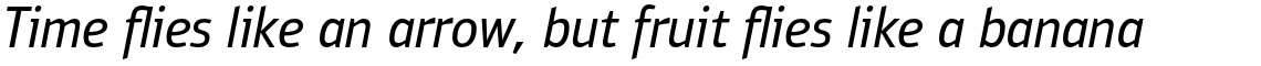 PF Bulletin Sans Pro Italic