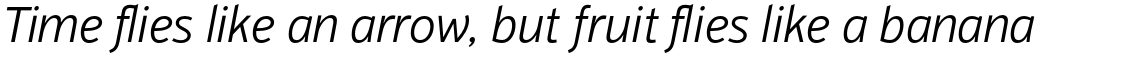 PF Highway Sans Pro Light Italic