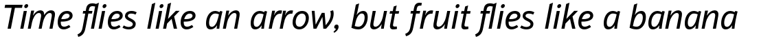 PF Highway Sans Pro Italic