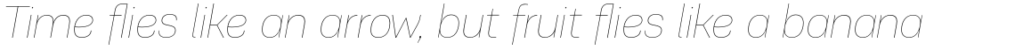 PF Encore Sans Pro Ultra Thin Italic