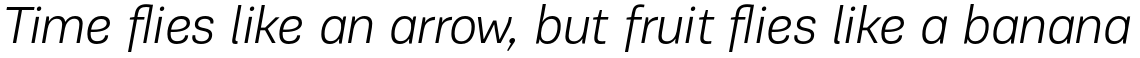 PF Encore Sans Pro Light Italic