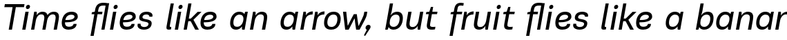 PF Encore Sans Pro Regular Italic