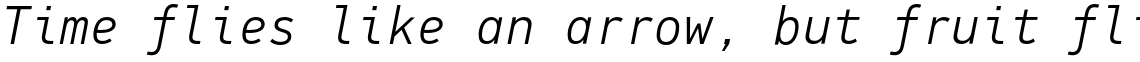 PF DIN Mono Light Italic