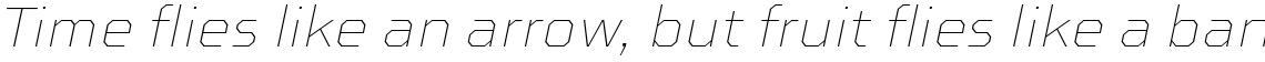 Sweet Square Pro Extra Thin Italic