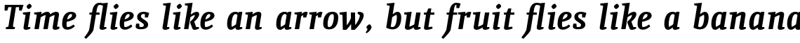 Quiroga Serif Pro Bold Italic