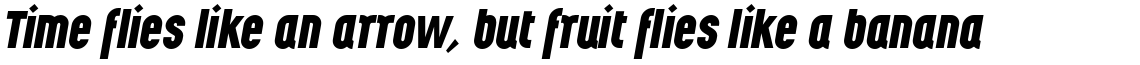 Wurz UP Black Italic