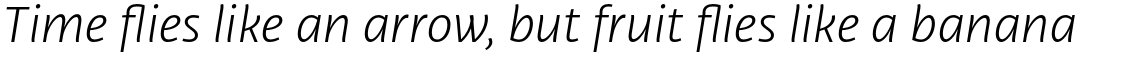 Libertad Light Italic