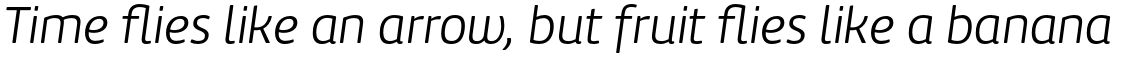 Amelia Rounded Light Italic