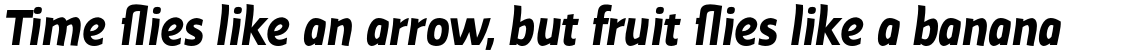 Cavita Bold Italic