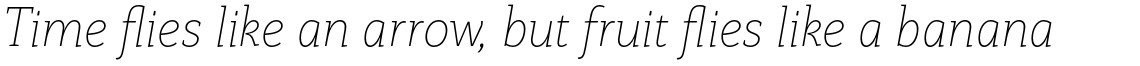 Rogliano Thin Italic