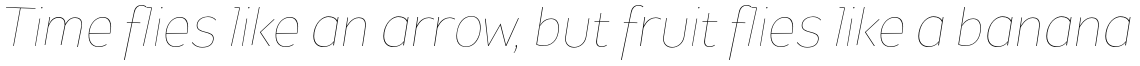 Pines Thin Italic