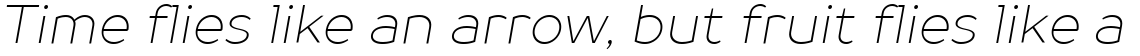 TT Prosto Sans Thin Italic