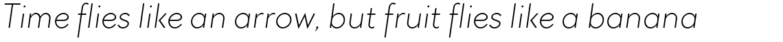 TT Chocolates Light Italic