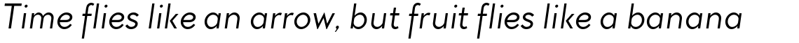 TT Chocolates Regular Italic