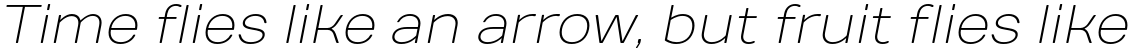 TT Days Sans Thin Italic