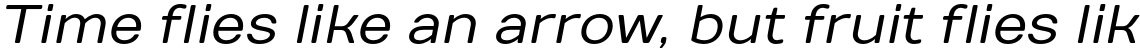 TT Days Sans Regular Italic