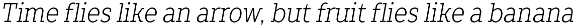 TT Slabs Condensed Light Italic