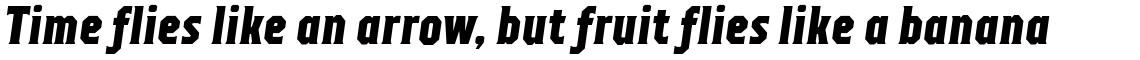 TT Octas Black Italic