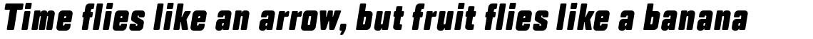 TT Lakes Compressed Black Italic