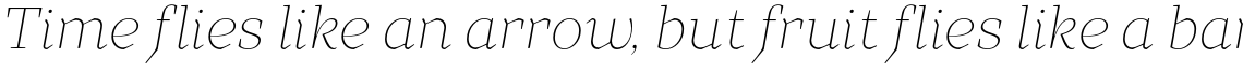 TT Bells Thin Italic