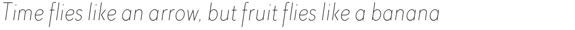 TT Chocolates Condensed Thin Italic