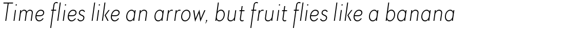 TT Chocolates Condensed Light Italic