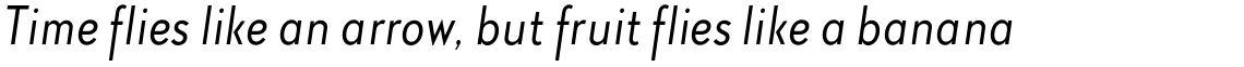 TT Chocolates Condensed Regular Italic