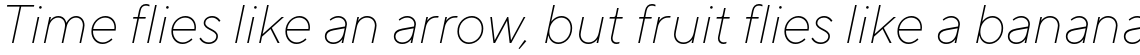 TT Norms Pro ExtraLight Italic