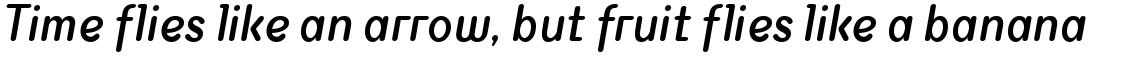 TT Milks Medium Italic