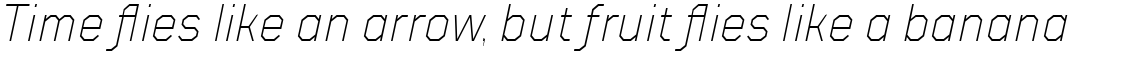TT Mussels ExtraLight Italic