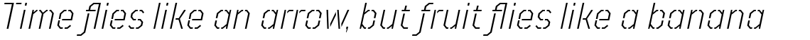 TT Mussels Stencil Light Italic