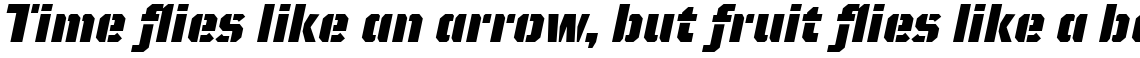 TT Mussels Stencil Black Italic
