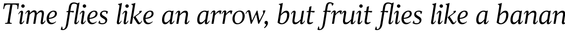 TT Jenevers Light Italic