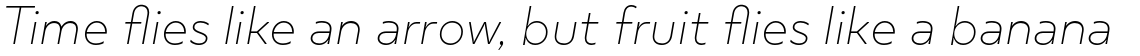 TT Smalls Thin Italic